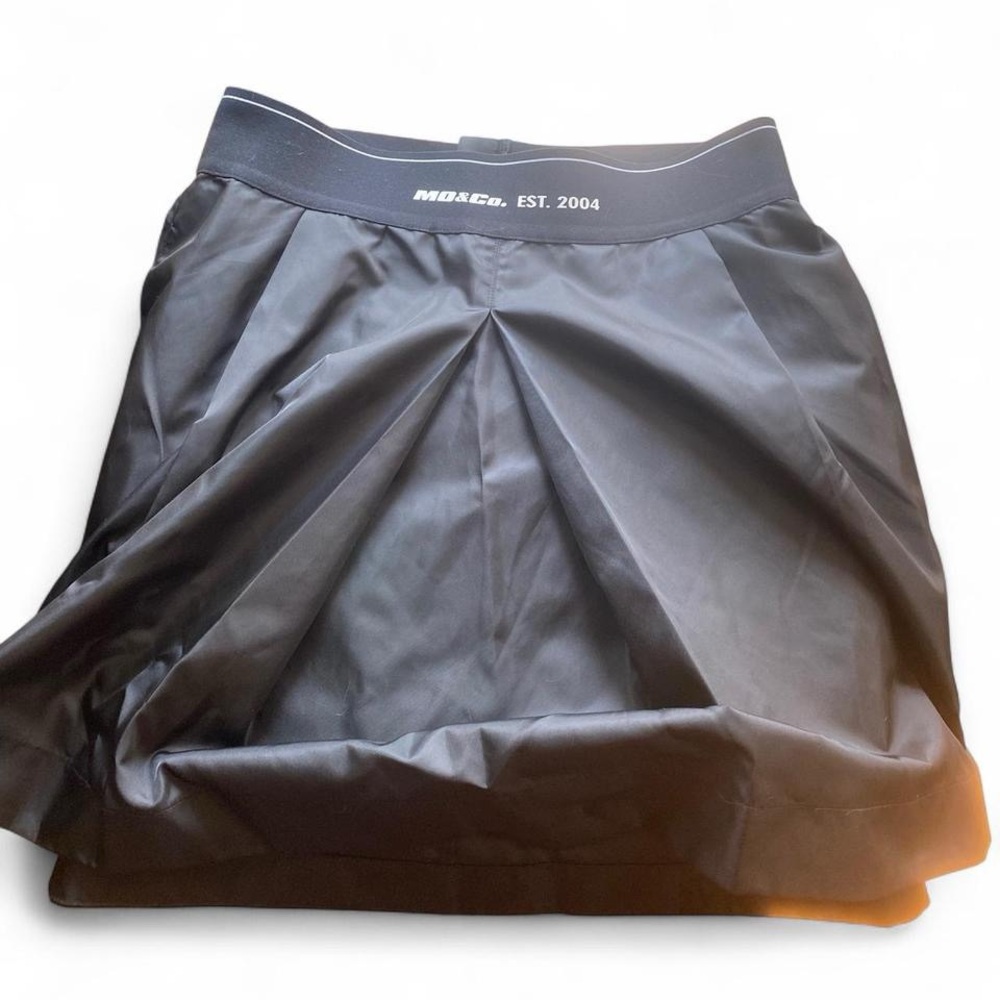 Black Streetstyle Skirt with Logo Waistband
